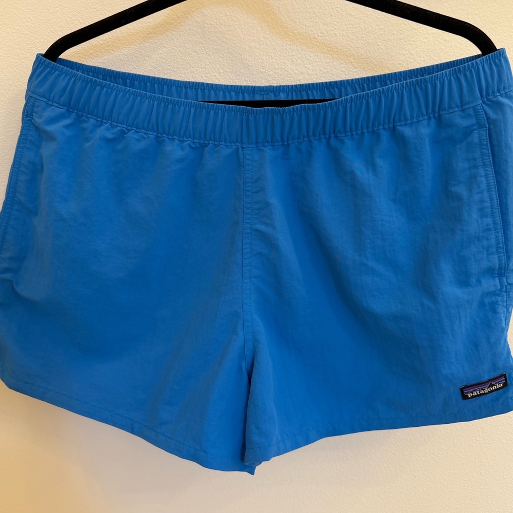 Patagonia Women's Athletic Shorts in Bright Blue